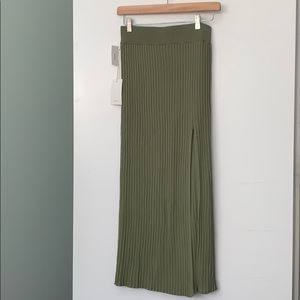 Aritzia knit slip skirt
